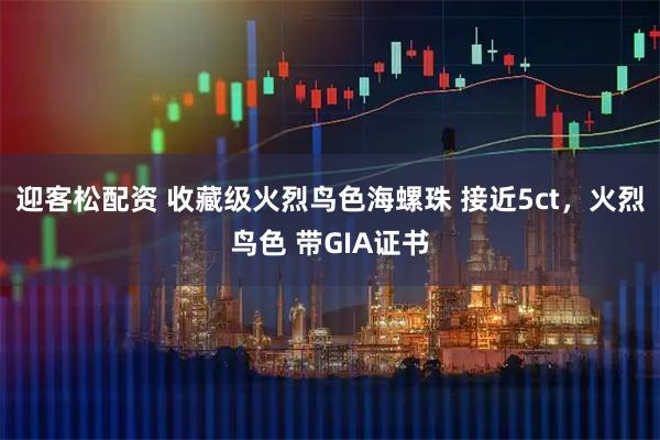 迎客松配资 收藏级火烈鸟色海螺珠 接近5ct，火烈鸟色 带GIA证书